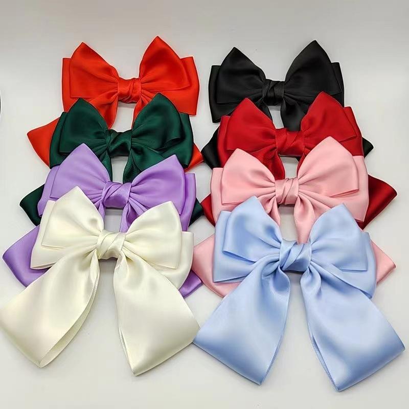 Solid Color Bow Ribbon Hair Cl - đánh giá và giá Ribbon Bow Gift