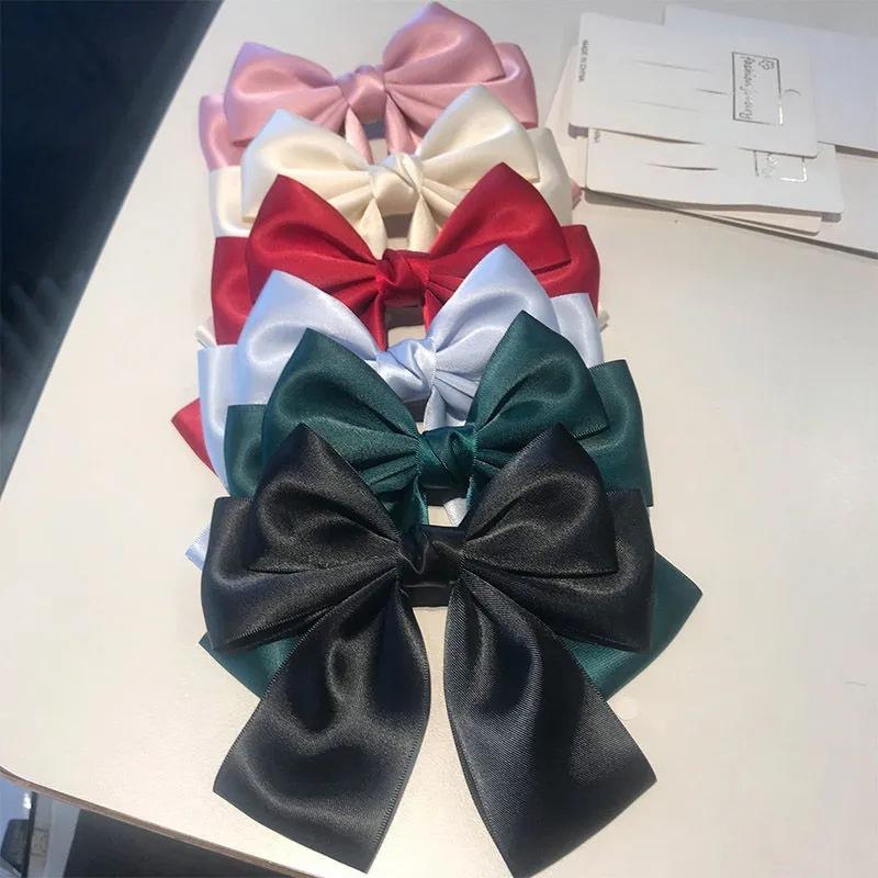 Solid Color Bow Ribbon Hair Cl - đánh giá và giá Ribbon Bow Gift