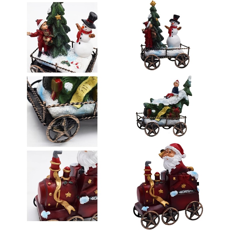 3pcs Resin Christmas Train Set - đánh giá và giá Nutcracker Figurine