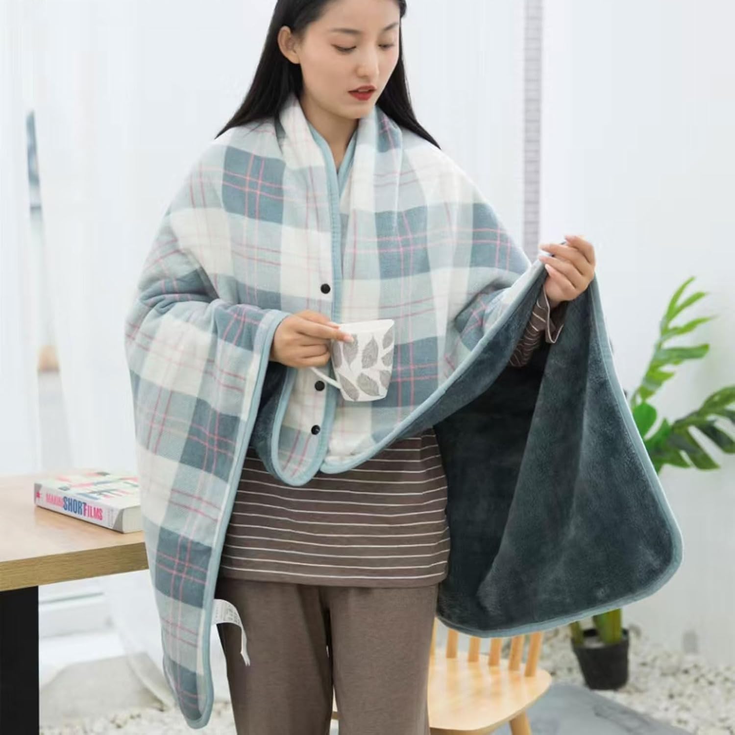 Wearable Blanket Throw Plush F - đánh giá và giá Christmas Throw Blanket