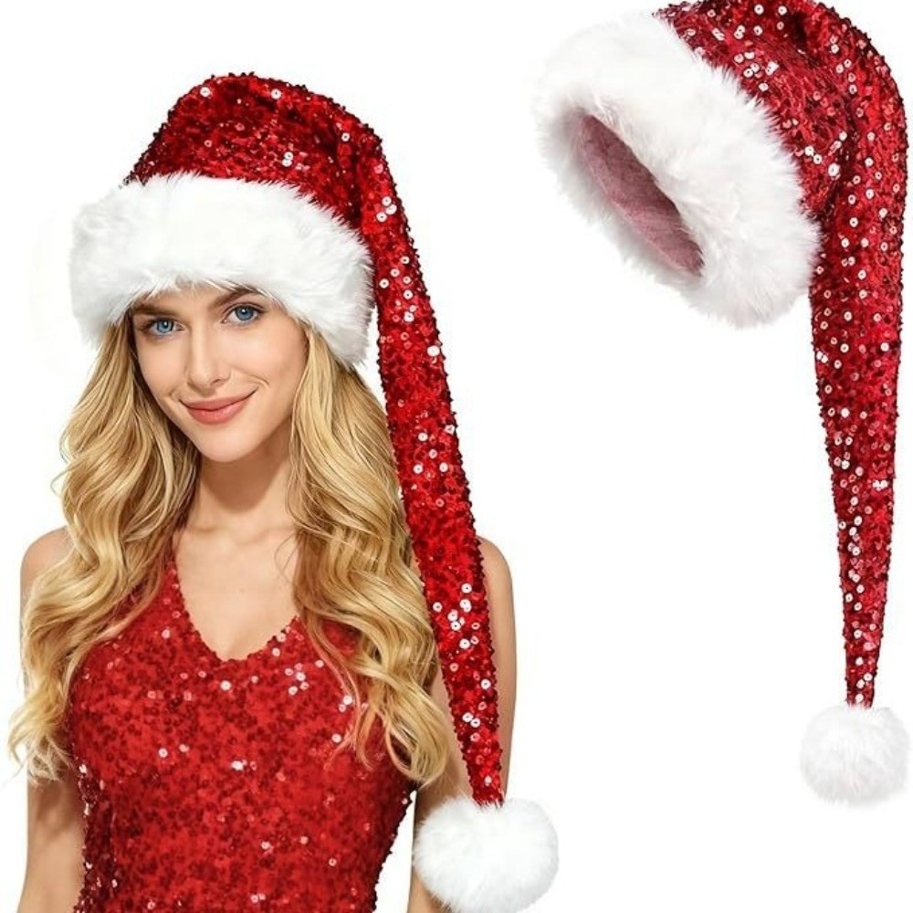 Cosplay Supplies Solid Color S - đánh giá và giá Santa Hat Plush