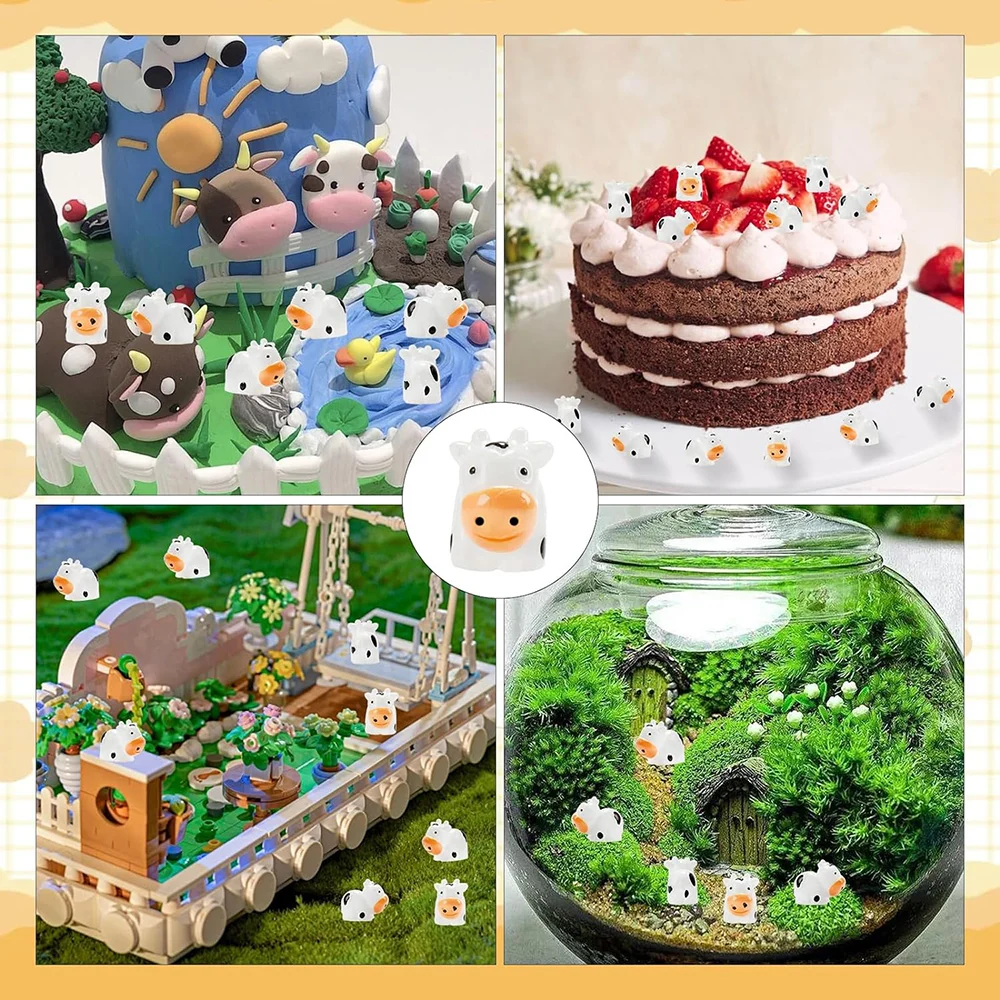 100Pc Mini Cow Figurines Resin - đánh giá và giá Nutcracker Figurine