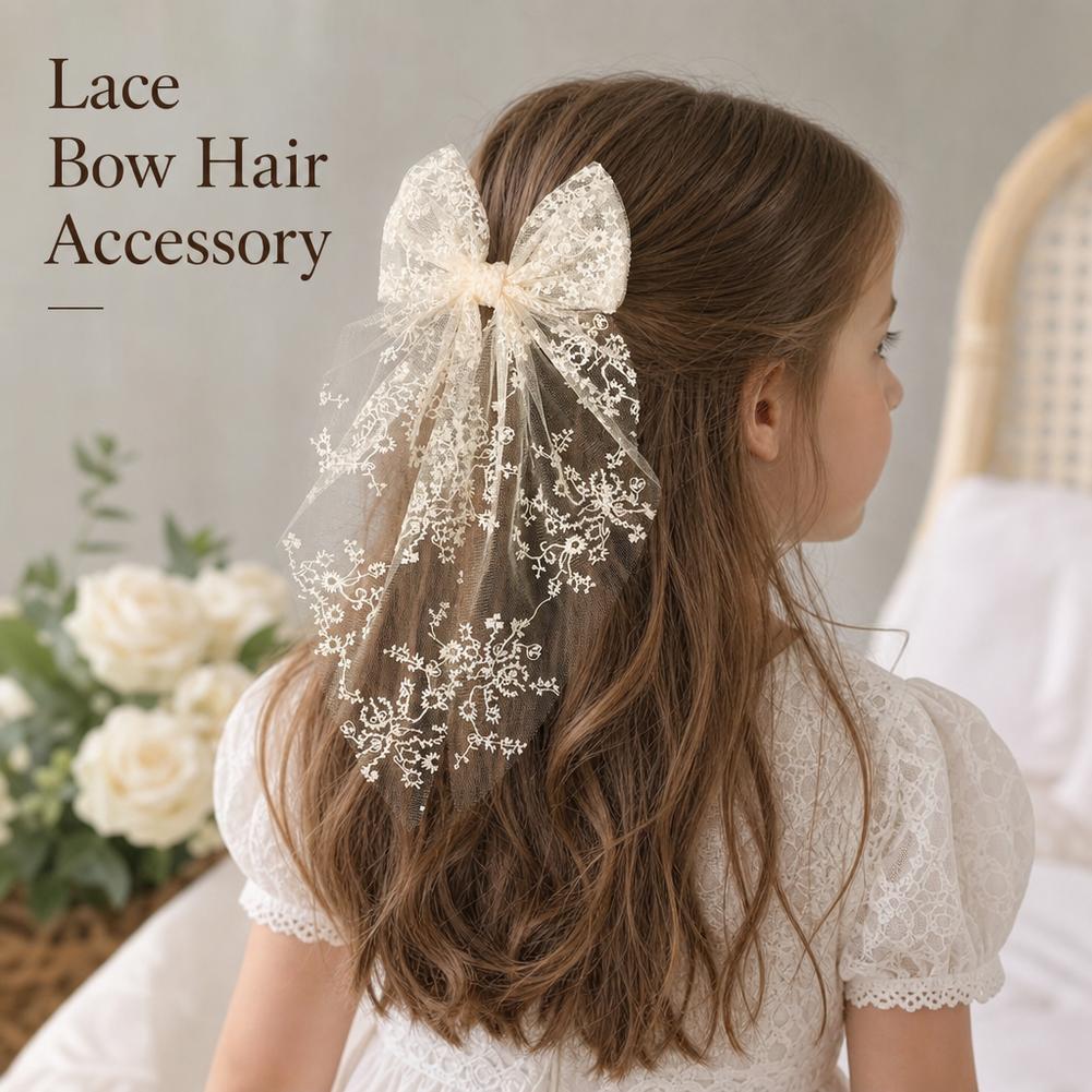Kawaii Lace Bow Ribbon Hair Cl - đánh giá và giá Ribbon Bow Gift
