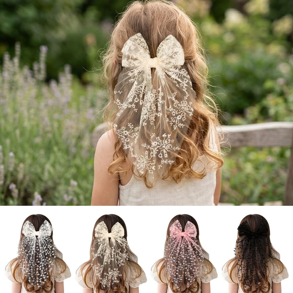 Kawaii Lace Bow Ribbon Hair Cl - đánh giá và giá Ribbon Bow Gift
